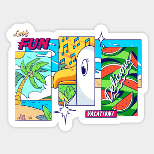 Vacation Vibes Sticker